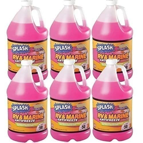 RV & Marine Splash 619526 RV/Marine Antifreeze, 6 gal, Pink (RV/Marine...