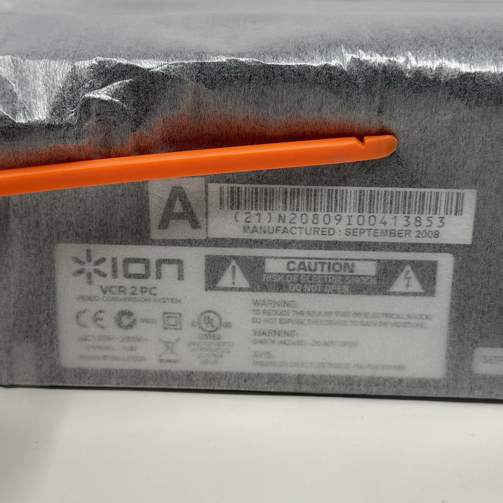 NEW ION VCR 2 PC USB VHS Video to Computer Conversion System Digital Transfer