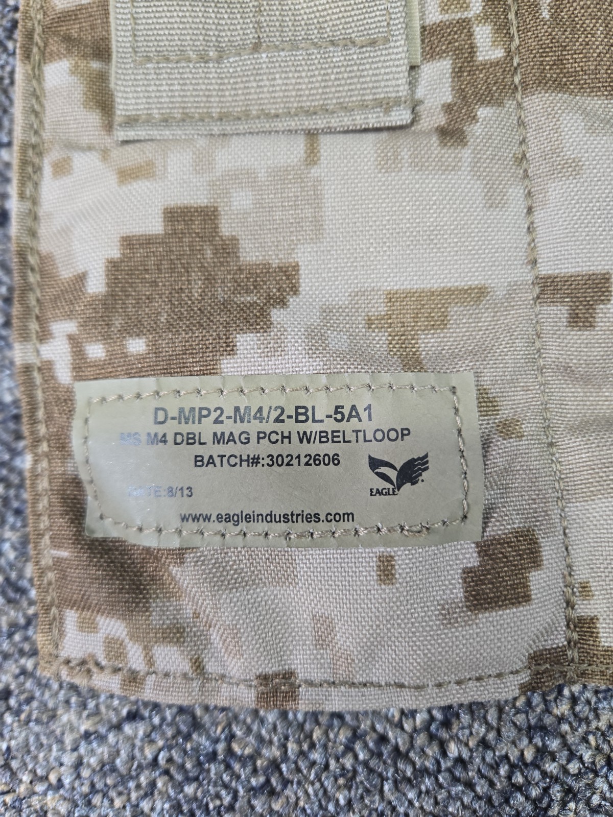 Eagle Industries AOR1 Double Mag Pouch Belt Loop