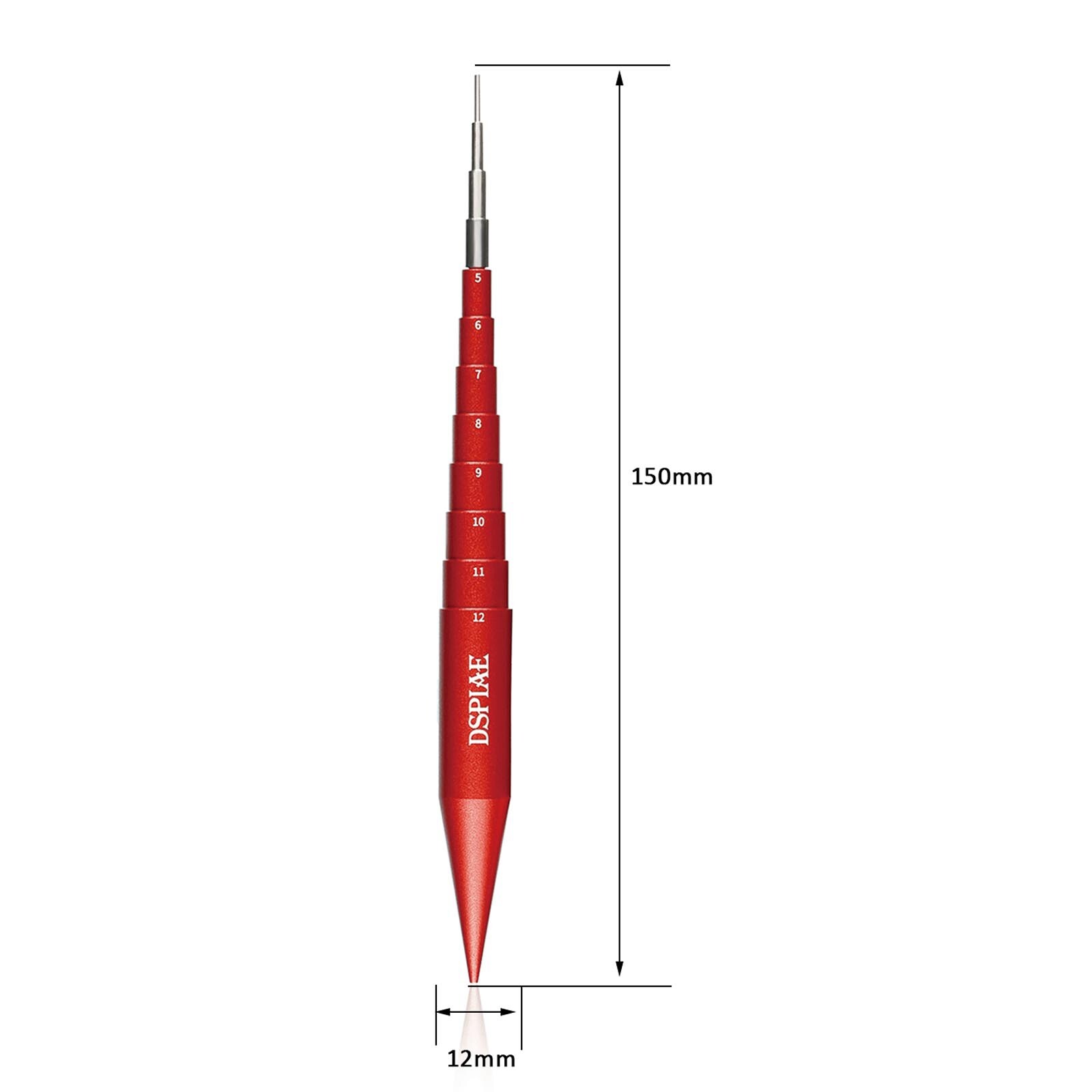DSPIAE Aluminum Multi-Diameter Stepped Wire Roller Coil Forming Craft Tool