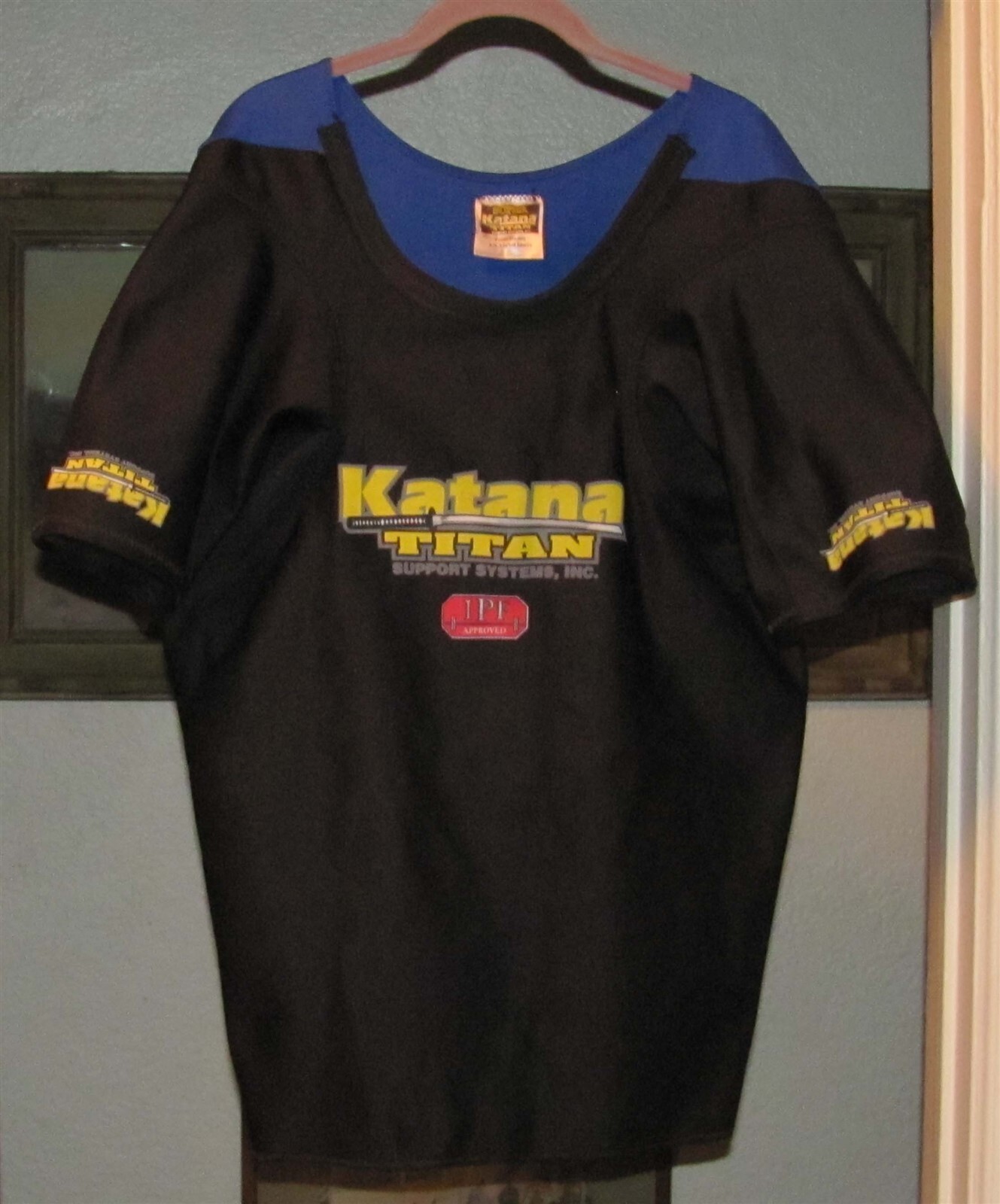 Titan Super Katana A/S Bench Shirt Size 58 Black & Blue (NEW)