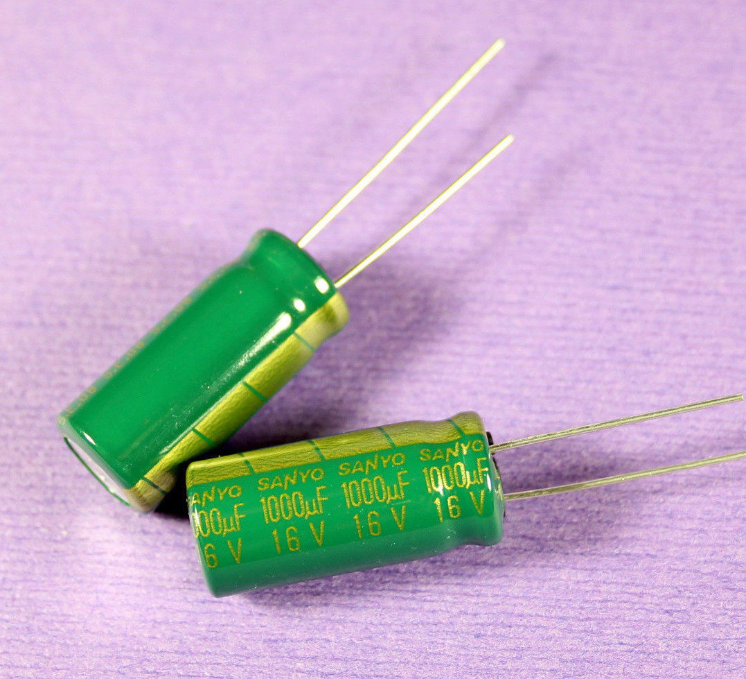8pcs Sanyo SE 1000uF 16v 105C Radial Electrolytic Capacitor for Motherboard