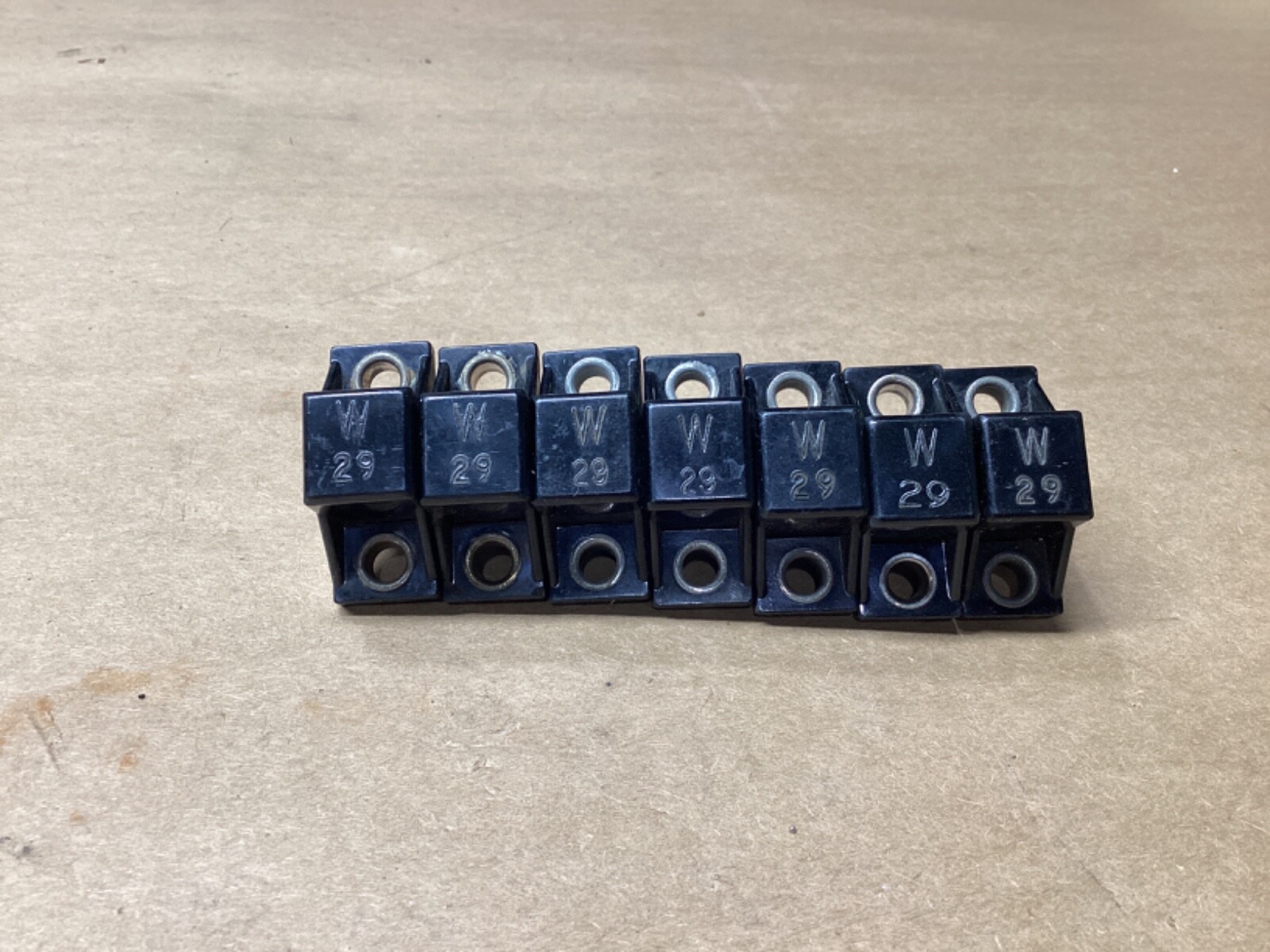 LOT OF 7 ALLEN BRADLEY W29 OVERLOAD RELAY HEATER ELEMENT