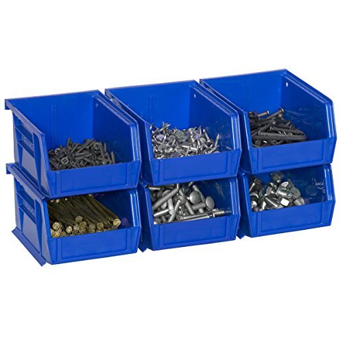 30210AkroBins Plastic Storage Bins Space-Saving Stackable Bins to use for Garage