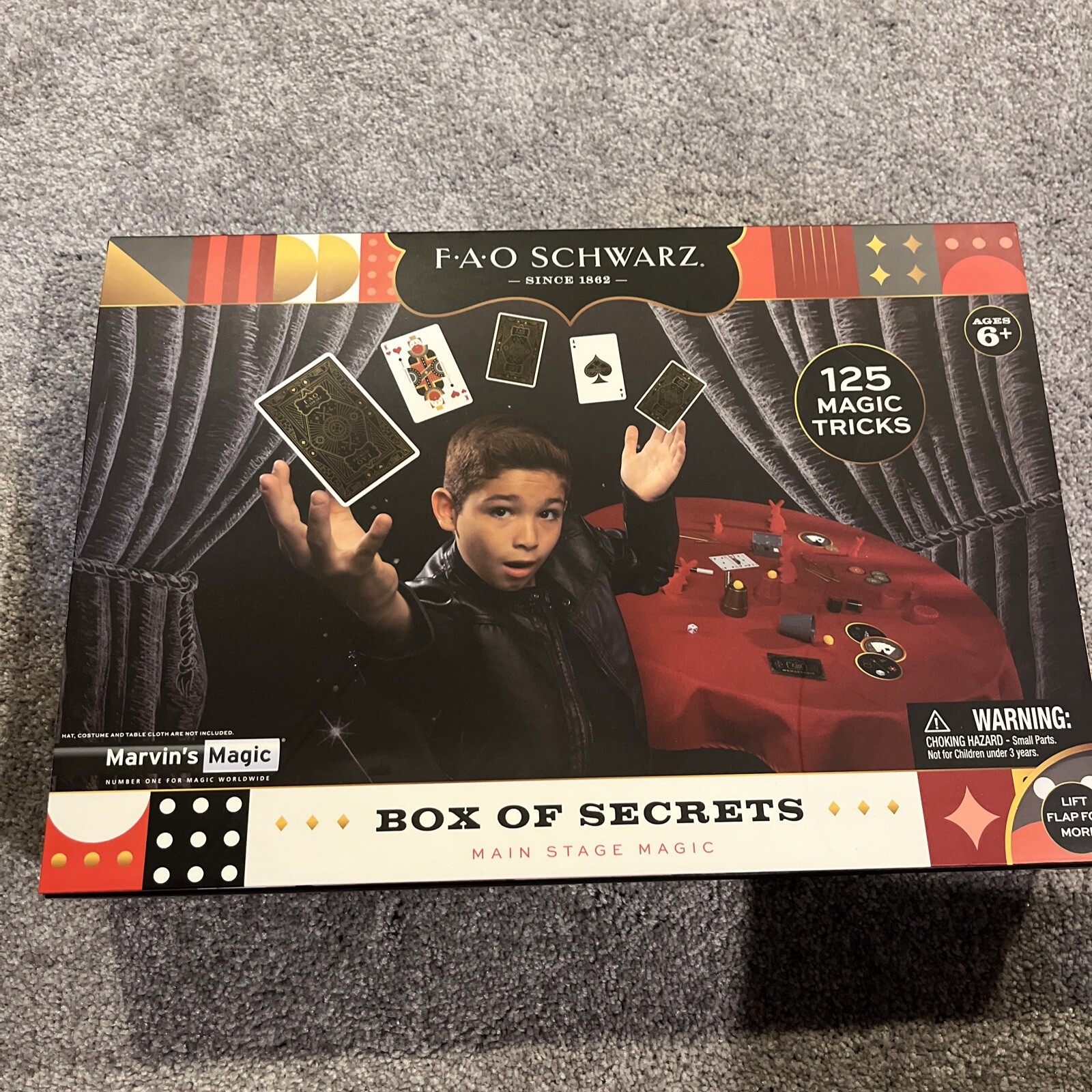FAO Schwarz Marvins Main Stage Magic Box Of Secrets 125 Magic Tricks