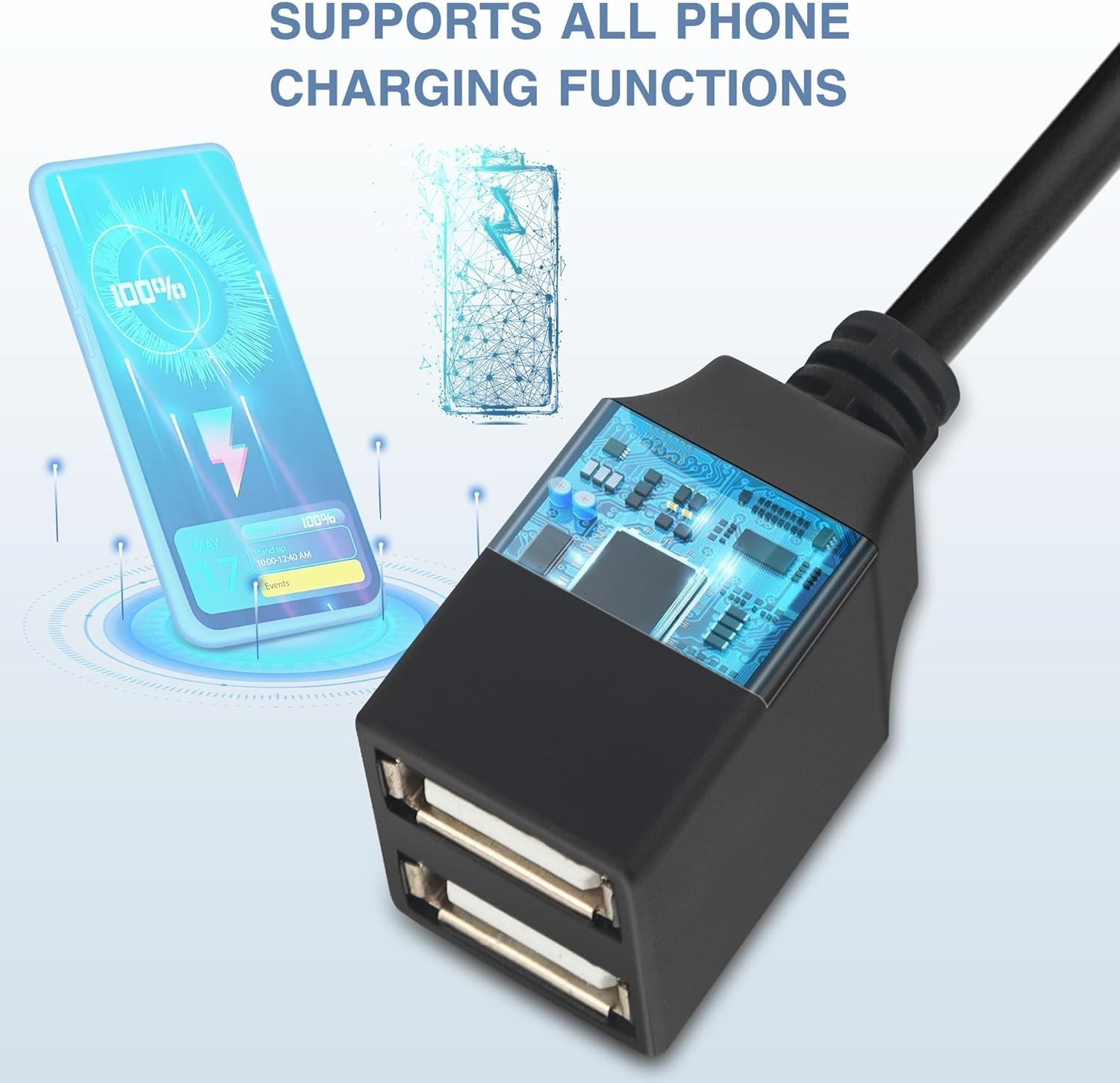 OBD Constant Power Cable for Dash Camera,Compatible with Garmin Das... Fast Ship