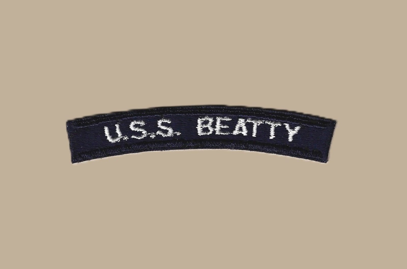 US Navy DD-756 USS Beatty Destroyer 1945-1972 UIM Shoulder Rocker Tab (01)
