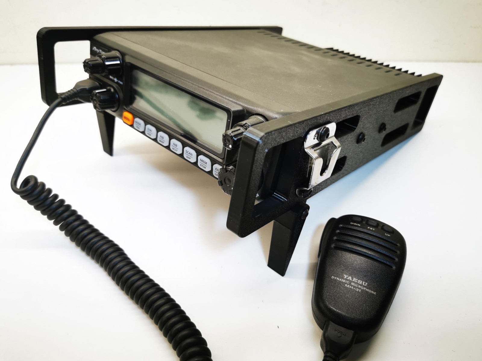 Side Rails Stand for HAM Radio Anytone AT5555N CRT SS7900 SS8900 Radioddity QT60