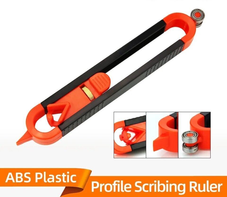 1PC Irregular Profile Scribing Ruler Contour Gauge Woodworking Duplicator
