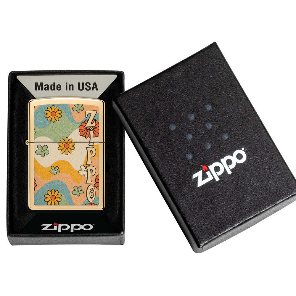 Zippo Flower Power Design