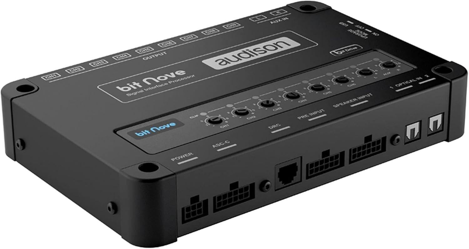 AUDISON BIT NOVE DRC SIGNAL DSP PROCESSOR 6 CHANNELS IN 9 OUT 2 OPTICAL IN
