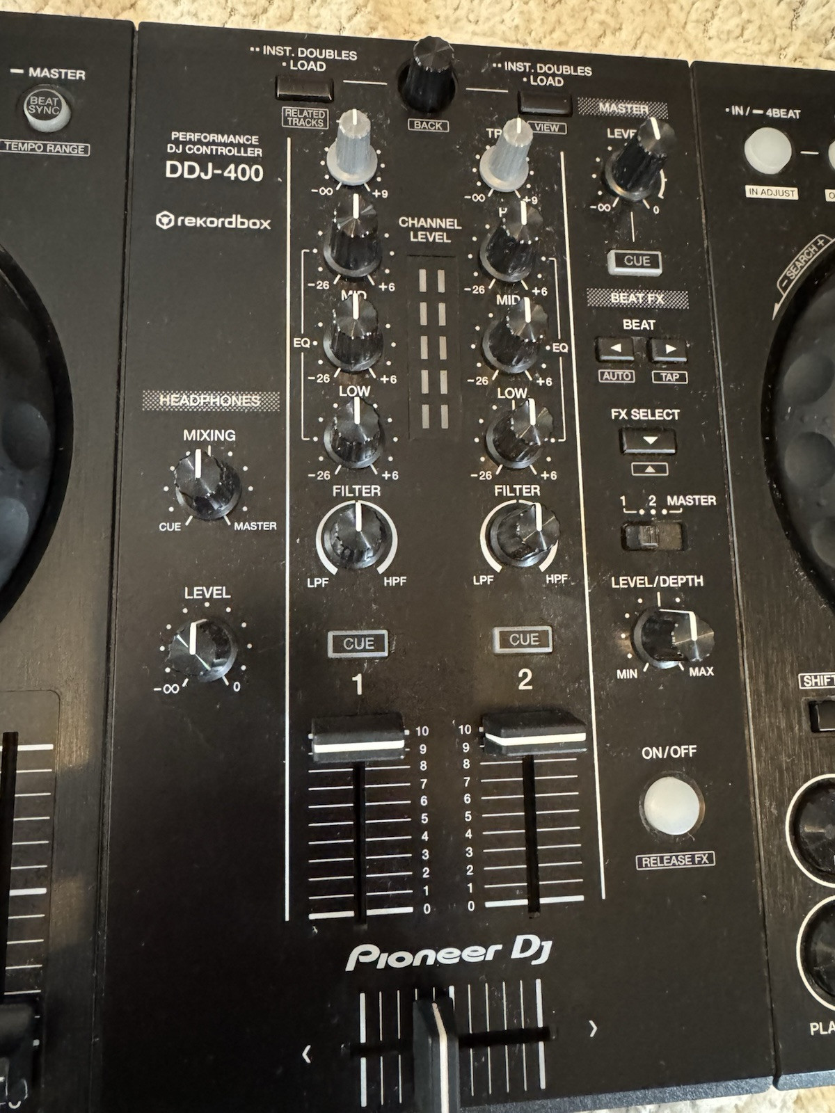 Pioneer DJ DDJ-400 Double Deck Controller - Black