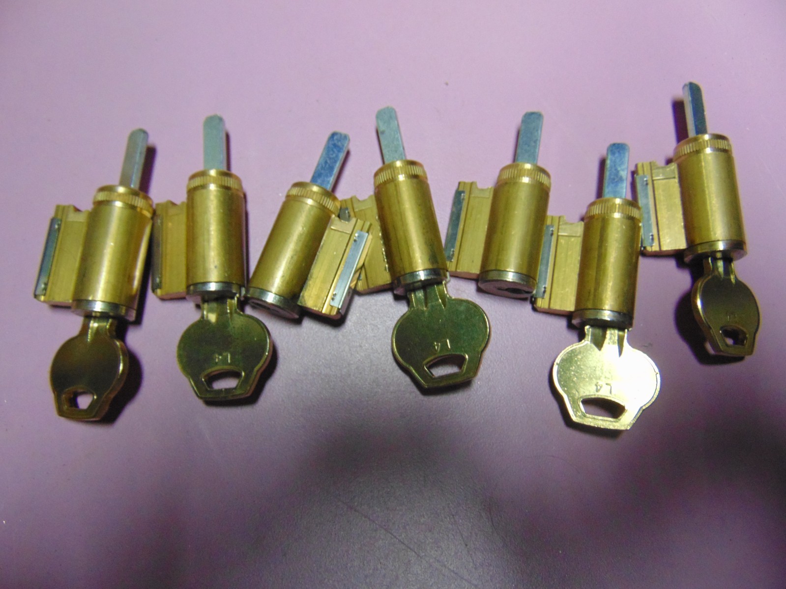 7 L4 CORBIN & RUSSWIN KNOB,DEADLOCK LOCK WITH 5 KEYS LOCKSMITH