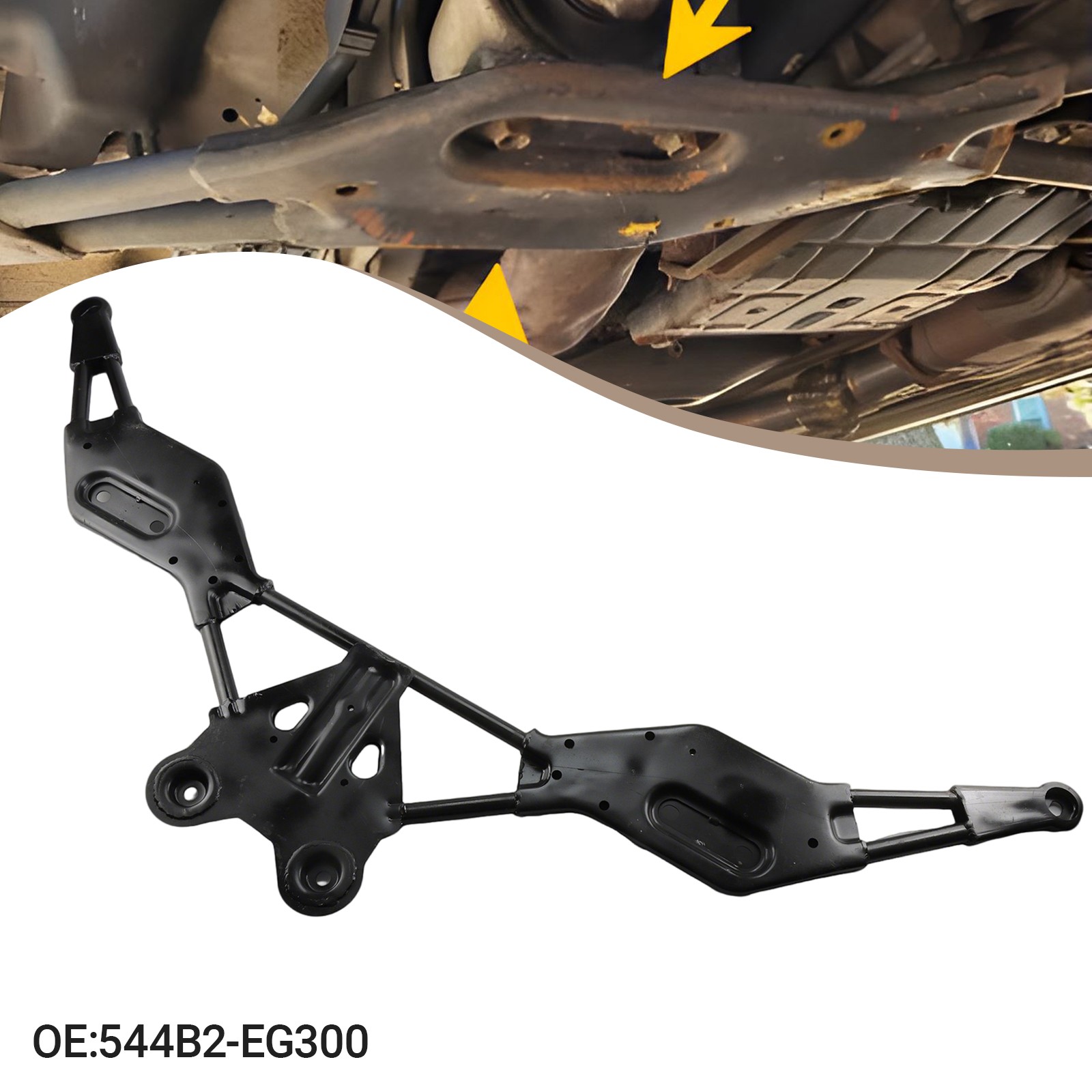 Front Crossmember 544B2EG300 for Infiniti 3.7L M37 M56 EX35 G25 G37 M35 M45 G35