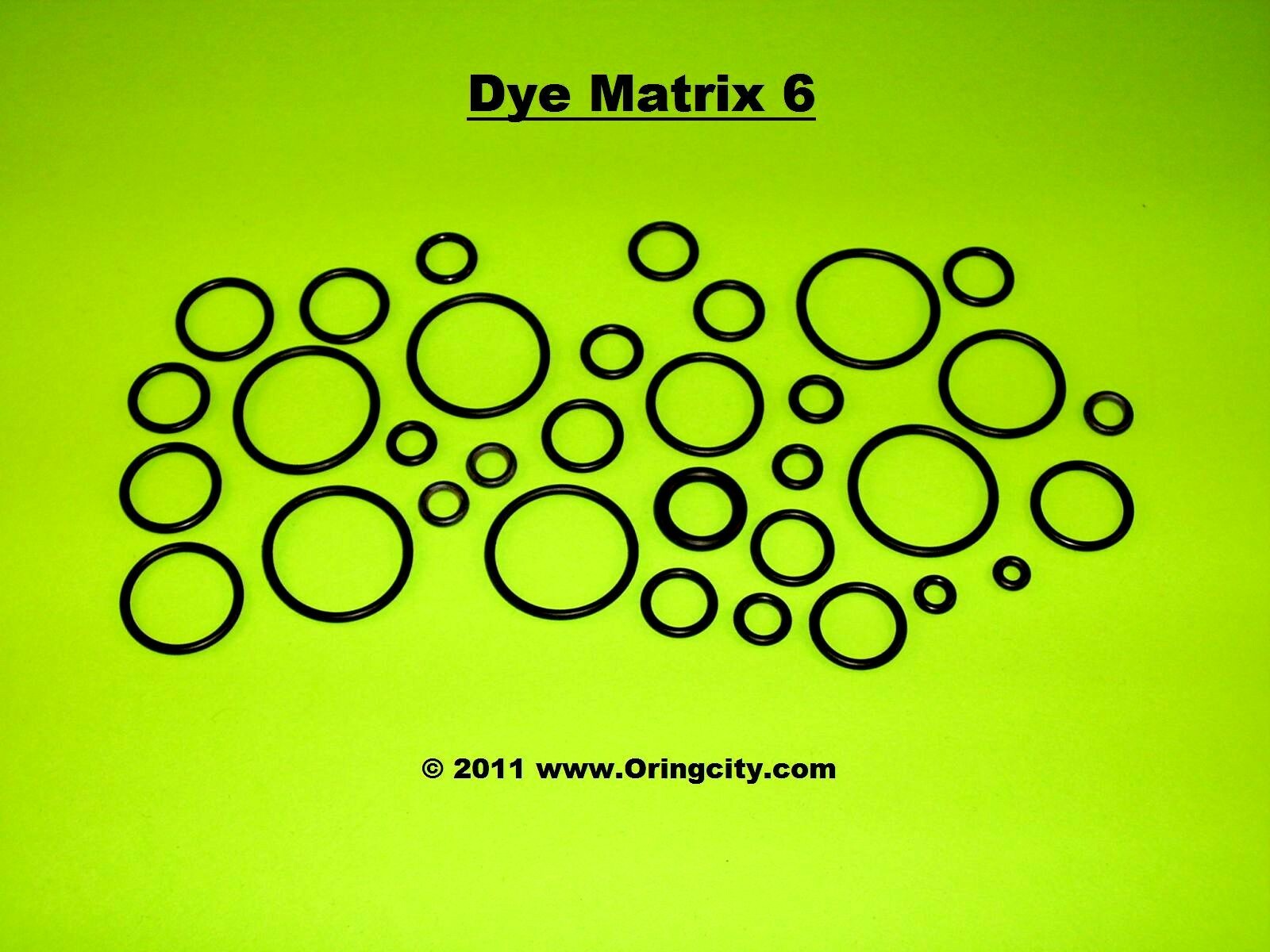 DYE MATRIX 6  Paintball Marker O-Ring Rebuild Kit + 3 "FREE" Tank O-Rings