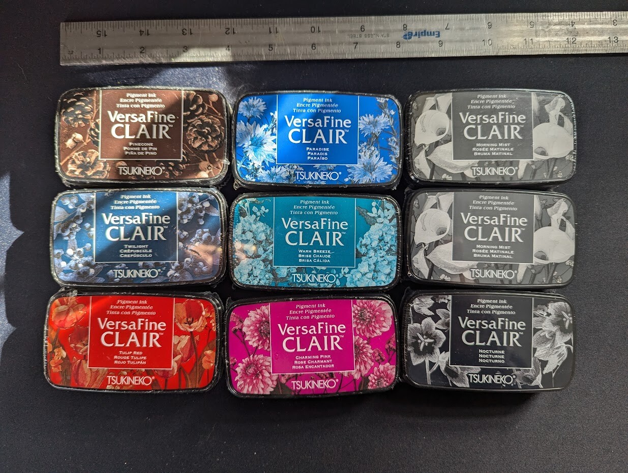 Tsukineko Versa fine Clair Inks