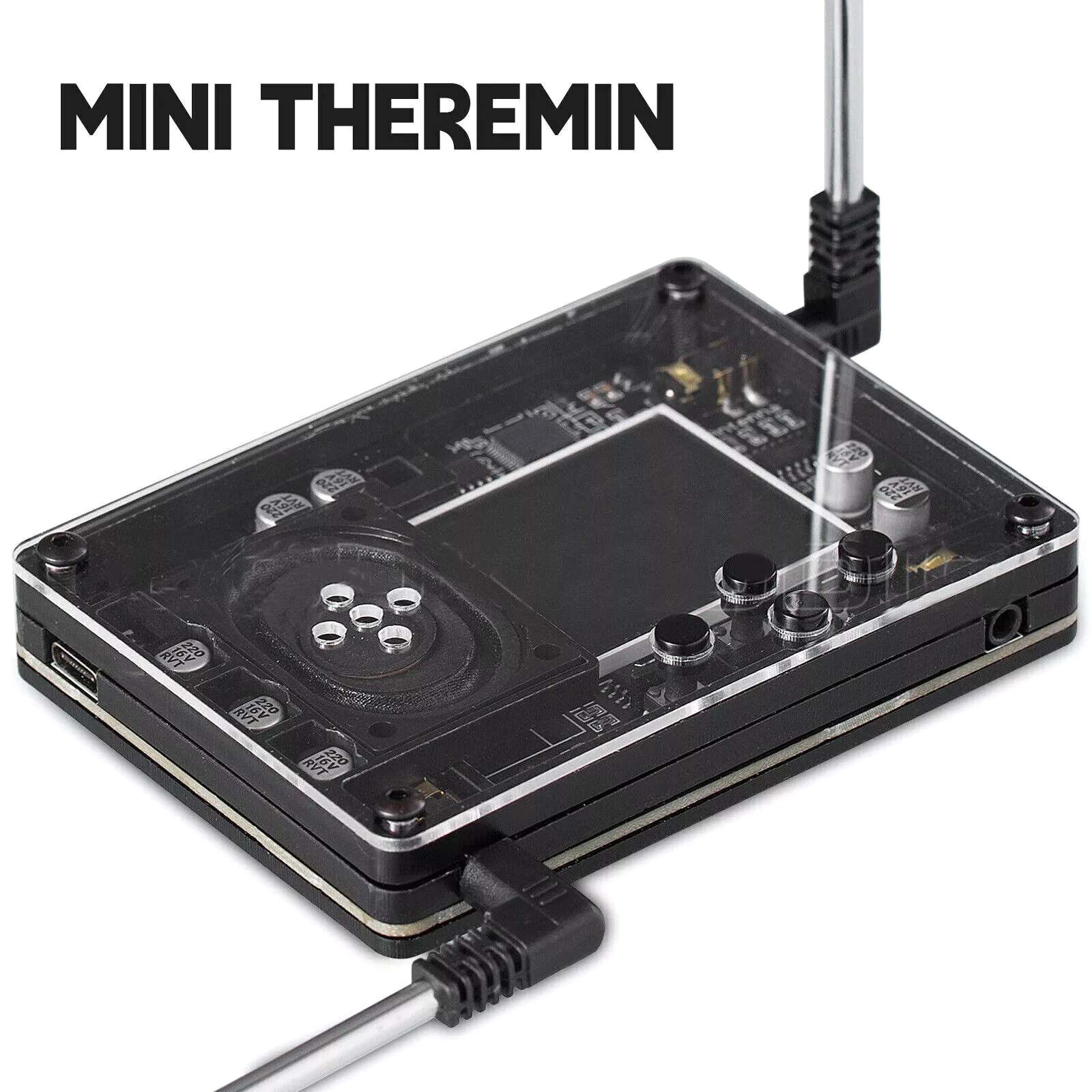 New Mini Theremin Musical Electronic Creative Instrument OLED Screen Display