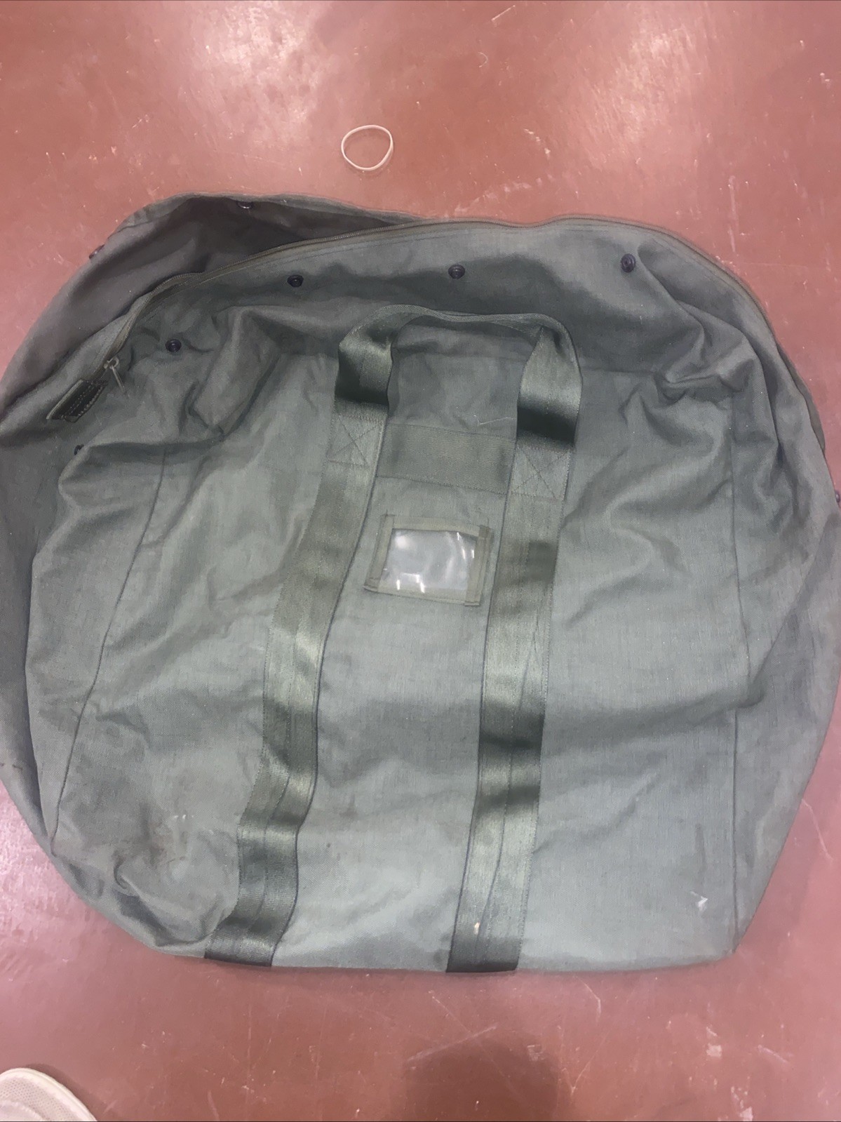 USGI Aviator Flyers Kit Bag Parachute Cargo Pilot Duffle Nylon OD Green