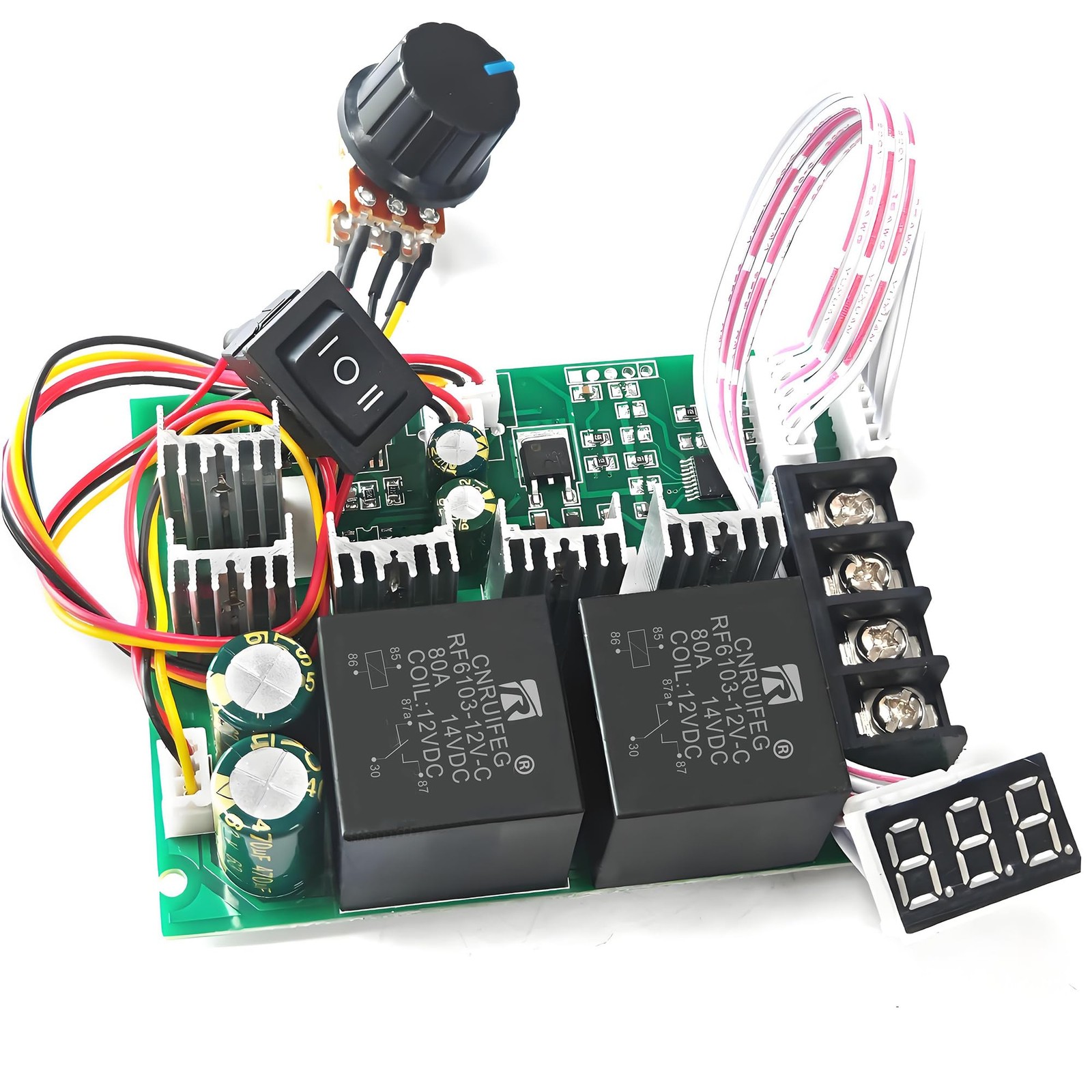 NEWNEWLIU PWM DC Motor Speed Controller,12V/24V/36V/48V/40A LED Display...