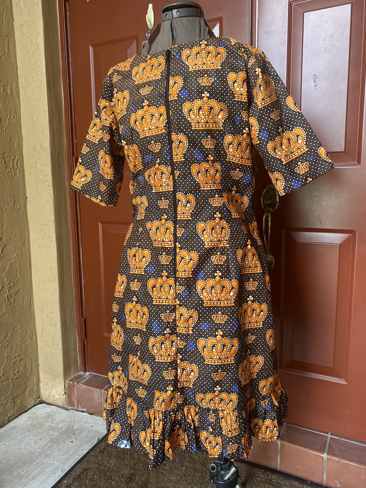STYLISH ELEGANT NIGERIAN WAX ANKARA DRESS ( CULTURAL& ETHNIC CLOTHING AFRICA )