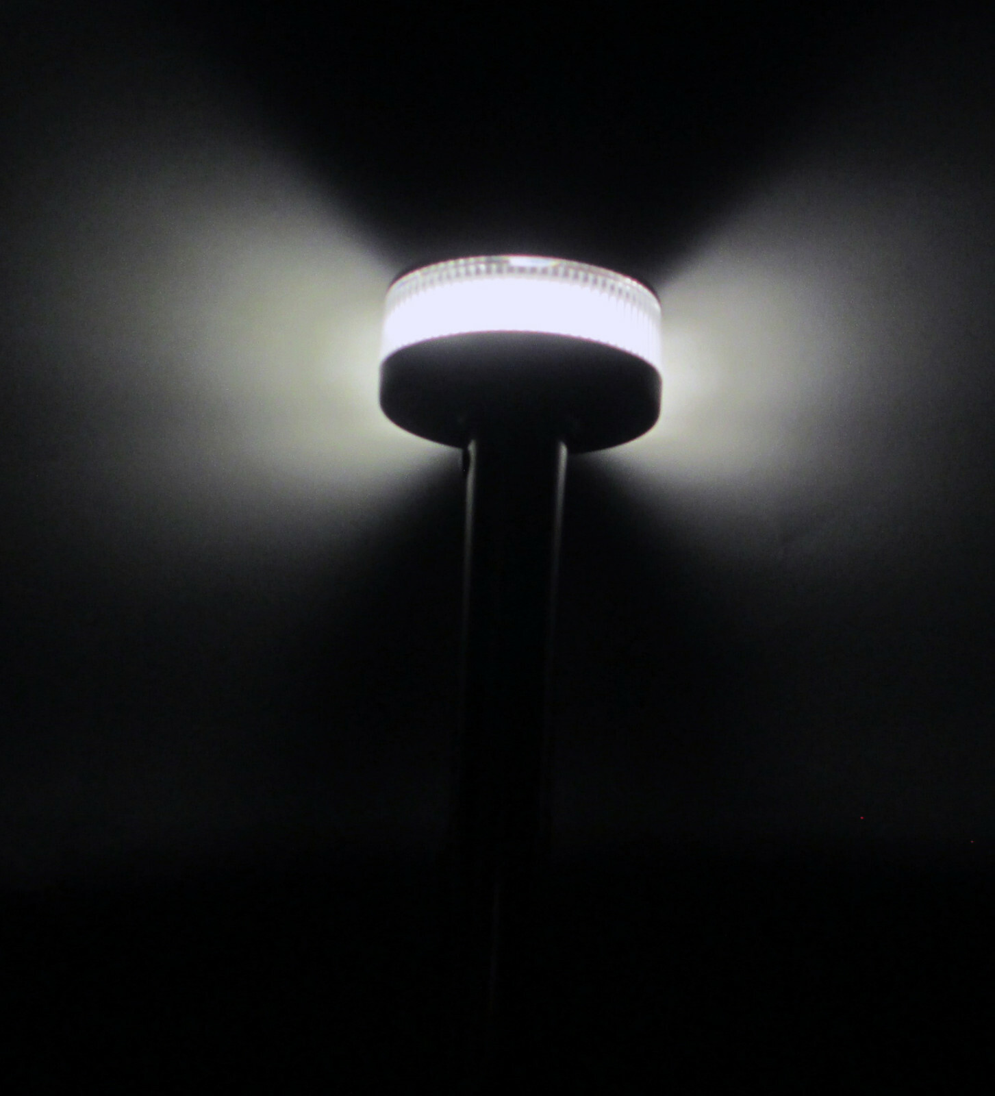 Pactrade Marine Boat LED All Round Anchor Plug-in Light Pole 22" Collar USCG 2NM