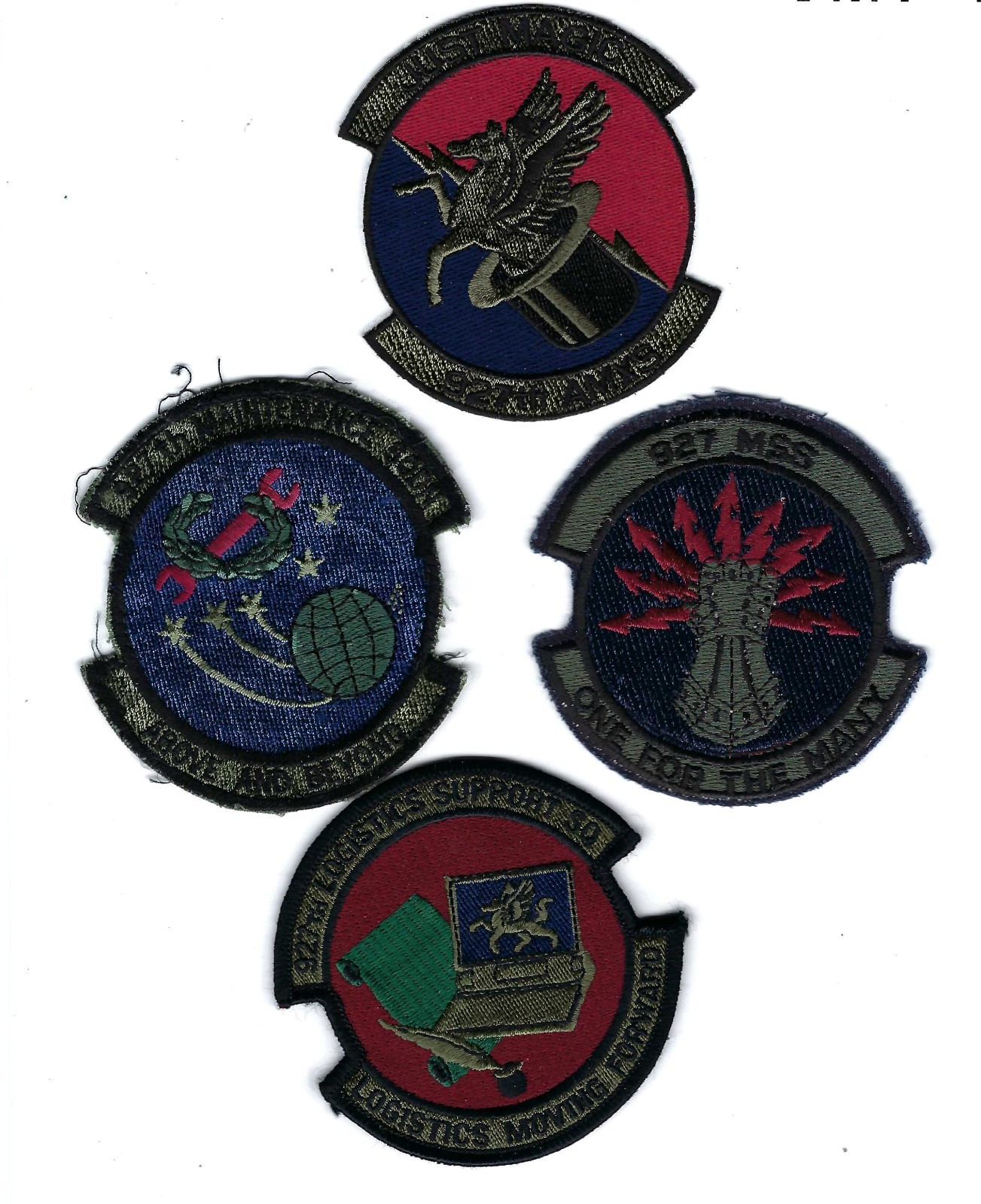 PATCH USAF  927TH MSS LSS AMXS MAINTENANCE   B7-2A