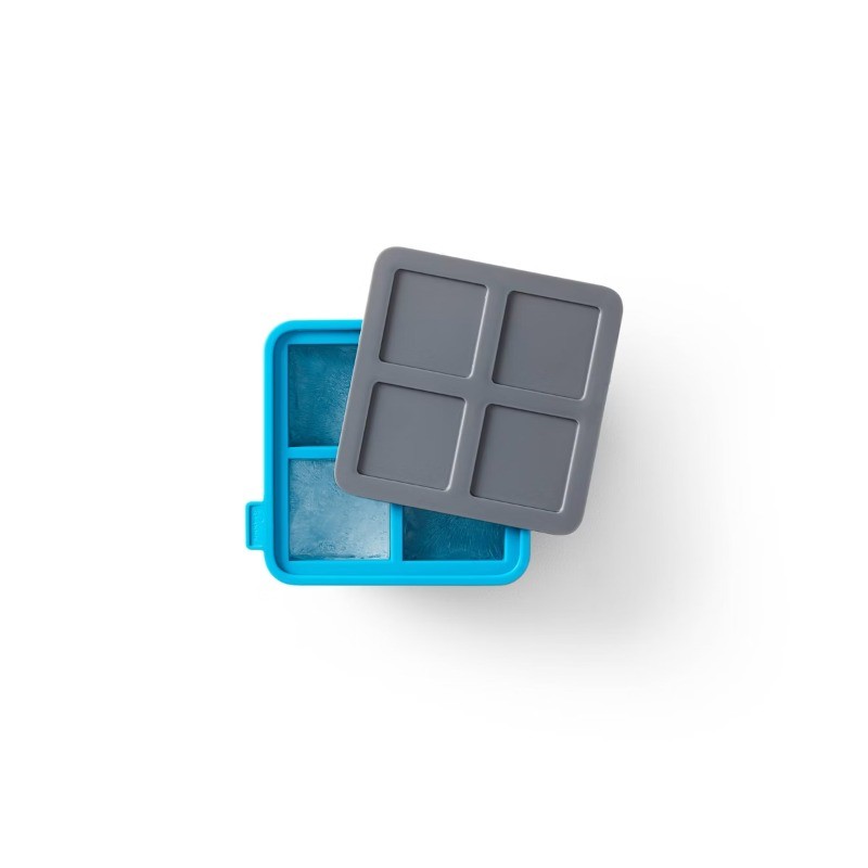 King Cube Ice Cube Tray with Lid: Silicone Whiskey Ice Mold