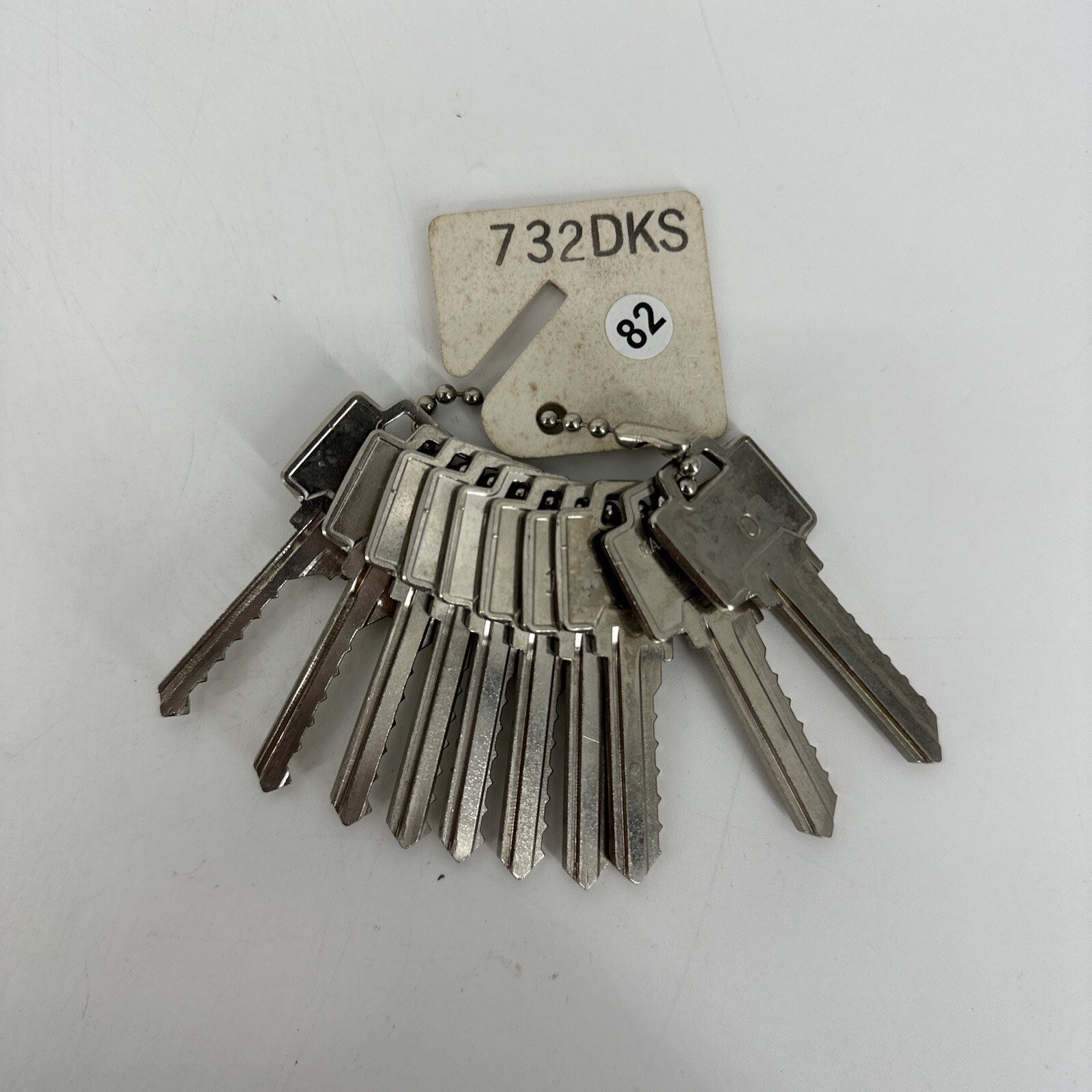 SET OF 10 HPL 732DKS Lock Guide Master Key Set 049 #0-9