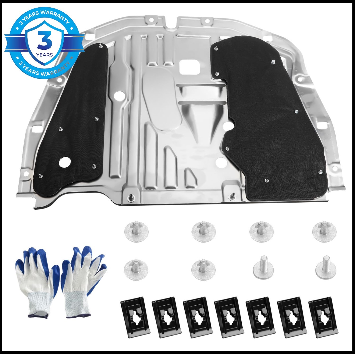 Engine Splash Shield Guard Compatible with Honda Civic 2016—2021, Engine Case...