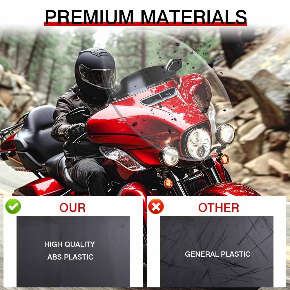 4.5" Wave Windshield Windscreen For Harley Electra Glide Standard FLHT 2019-2021