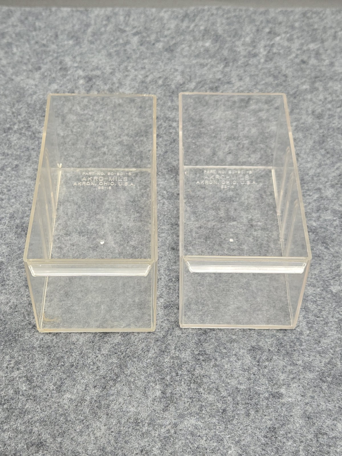 Lot of 2 Akro-Mils 20-901 Drawers Bins Replacement For Parts Organizer
