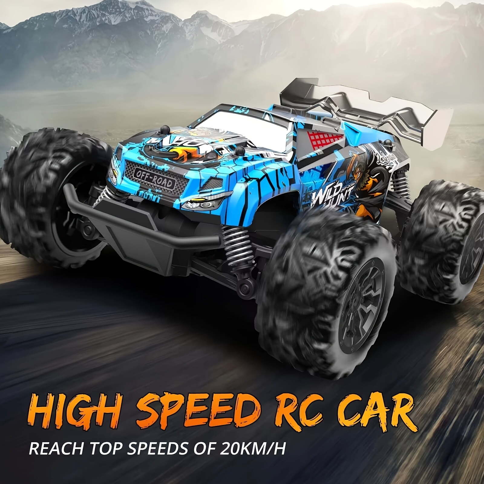 1/20 20 KMH Remote Control Car 2.4G RC Monster Truck Off-Road Remote Control Car