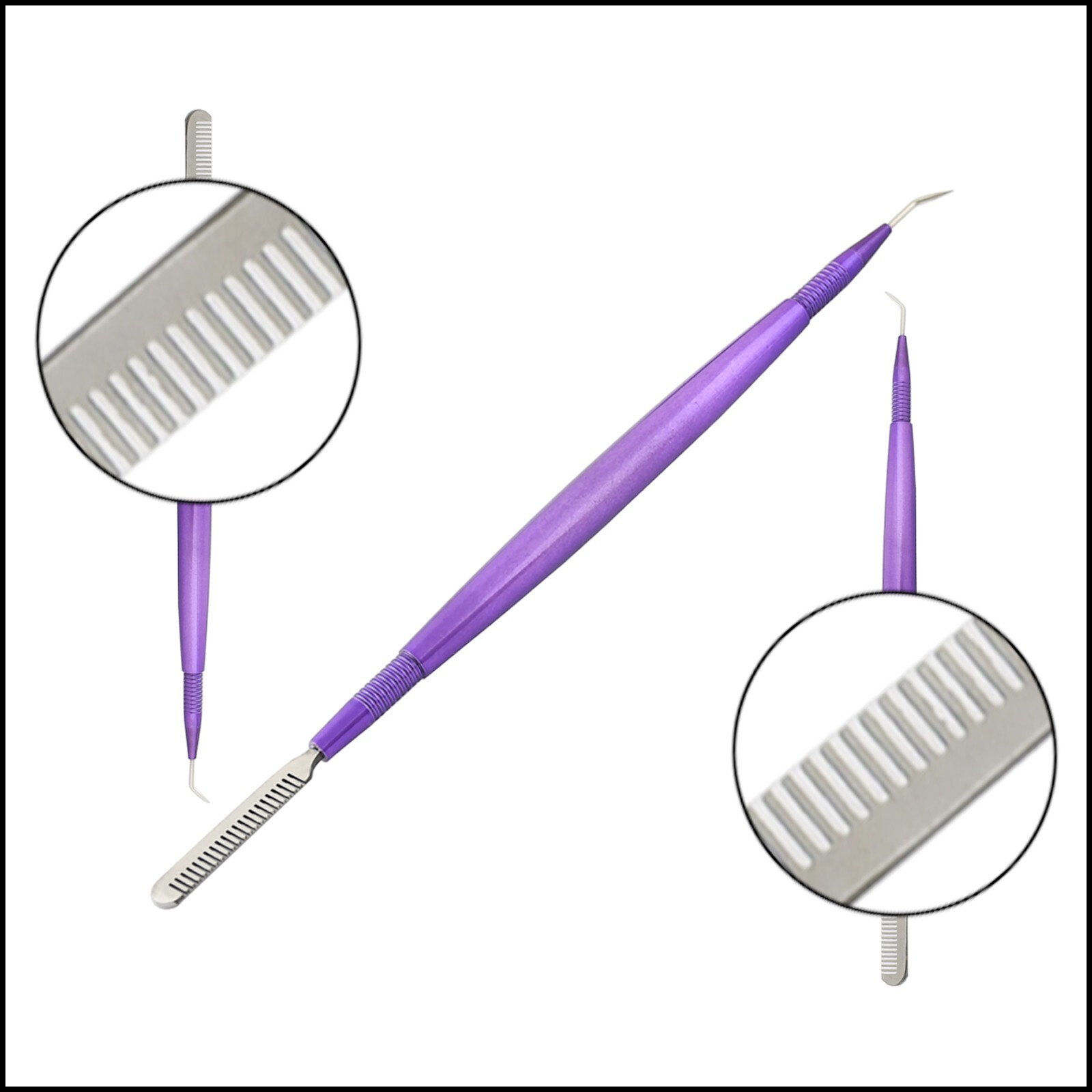 2 in 1 Eyelash Lifting Lifter Purple Tool Lash Perming/Eyelash Extensions & Comb