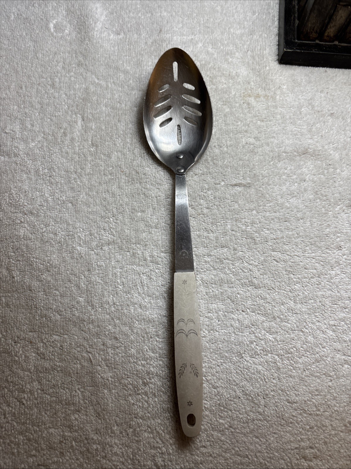 Vtg Flint Arrowhead Wheat Spoon Stainless Steel 12.5"