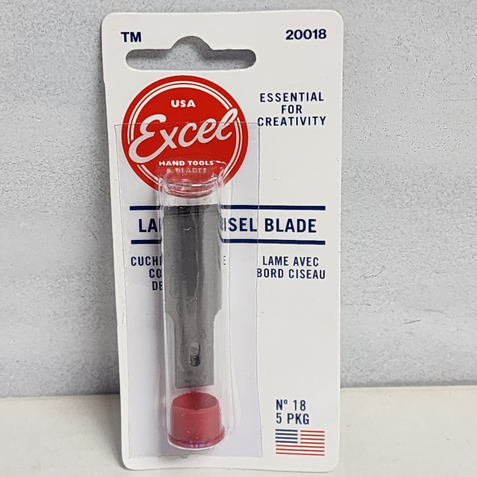 Excel 20018 Medium & Heavy Duty Replacement Chisel Blades K2, K5 & K6 Handles