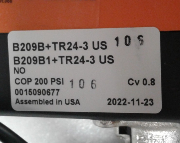Belimo TR24-3 US Valve Actuator AC 24 Volt - New