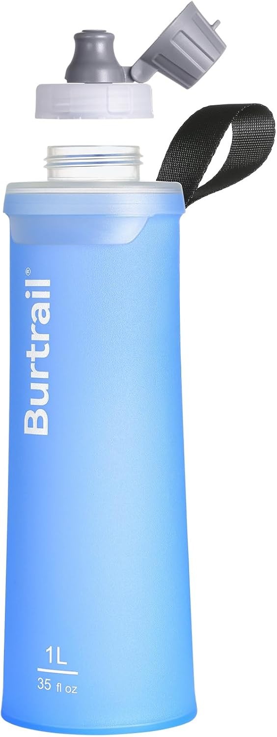 Ultralight Collapsible Water Bottle, Compatible with 42mm Water Filter Cartridge