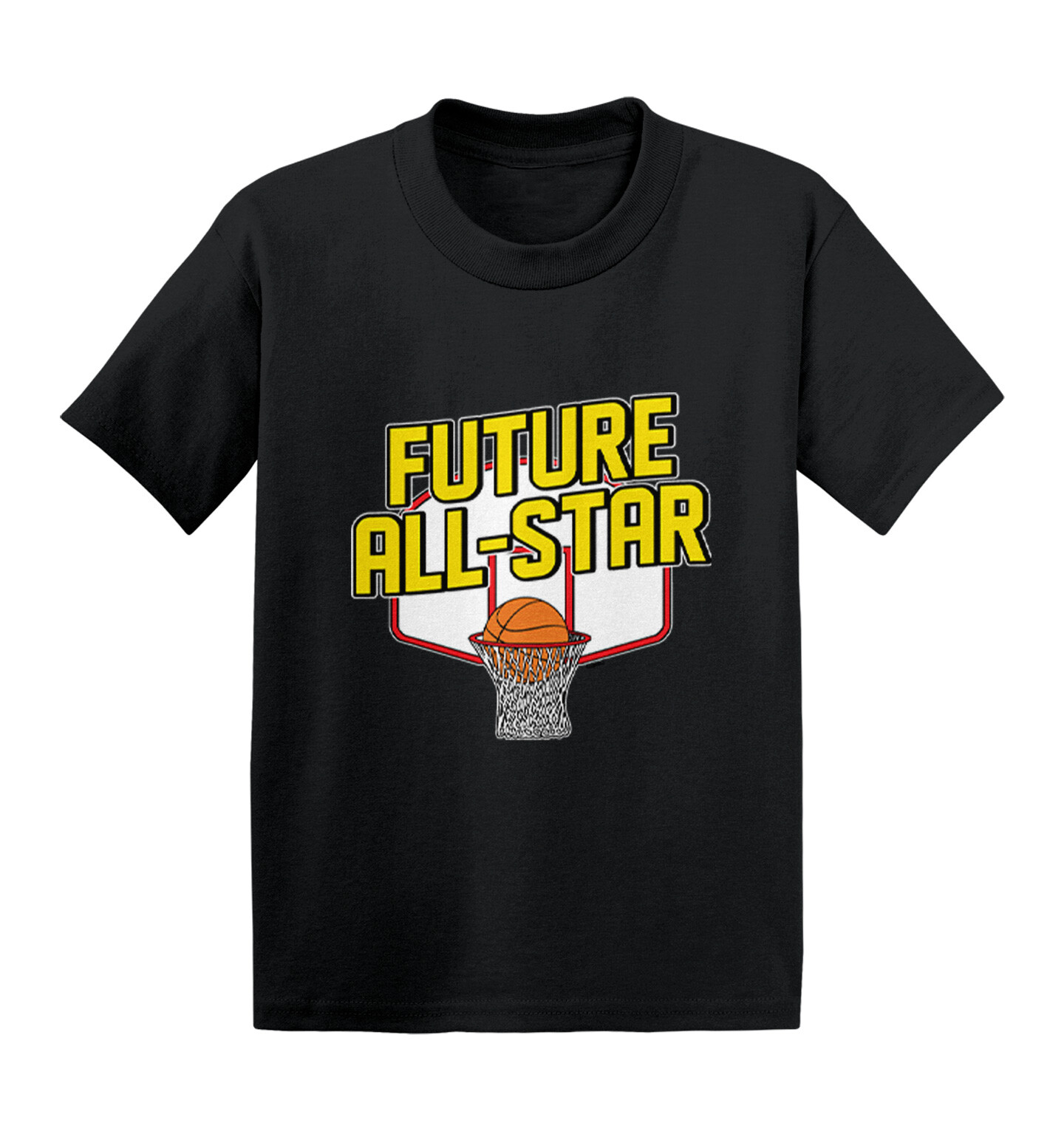 Future All Star - Basketball Player Hoops Court Sports Kids T-shirt