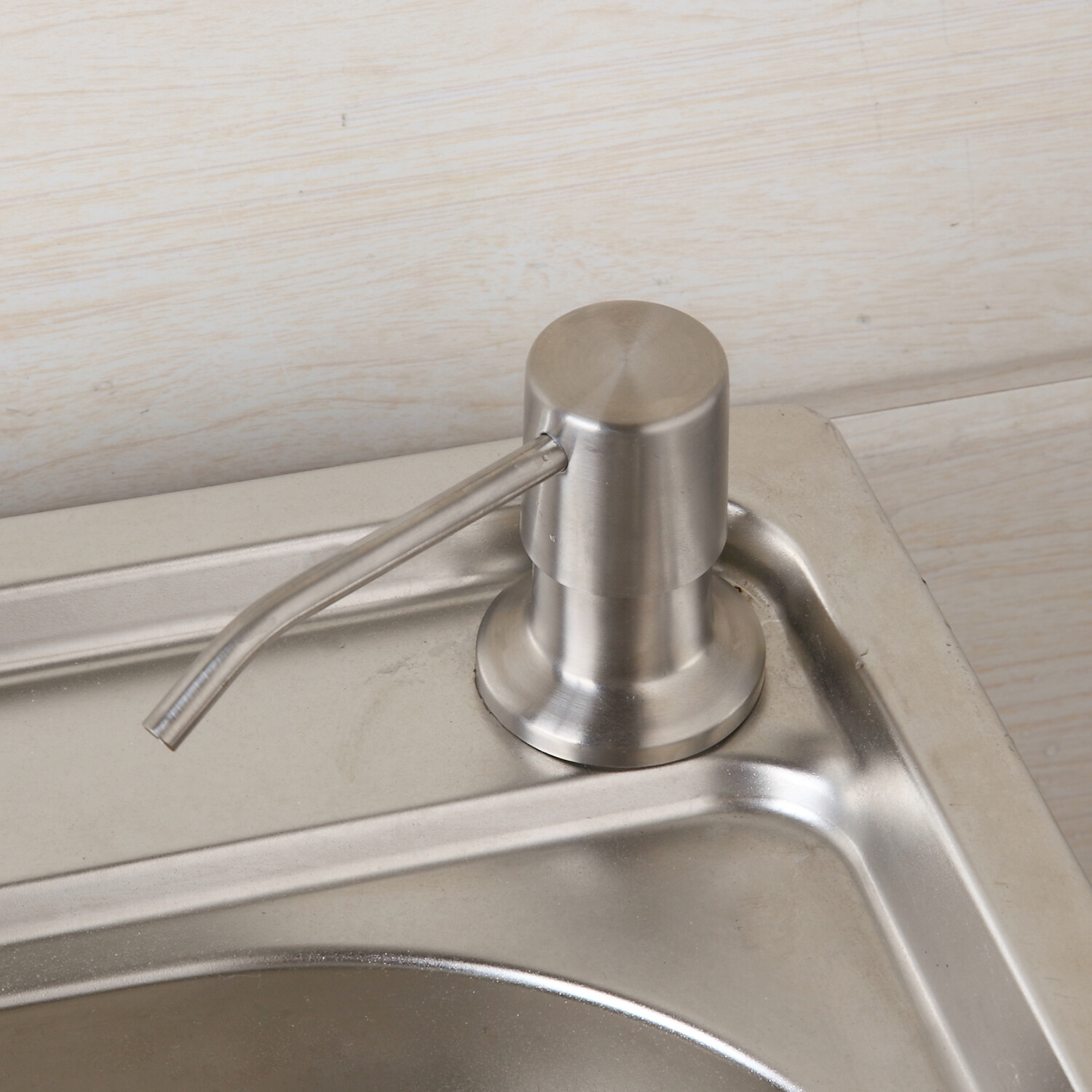 Deck Mounted Black  Liquid Soap Dispenser Pump Bottle For Kitchen Sink