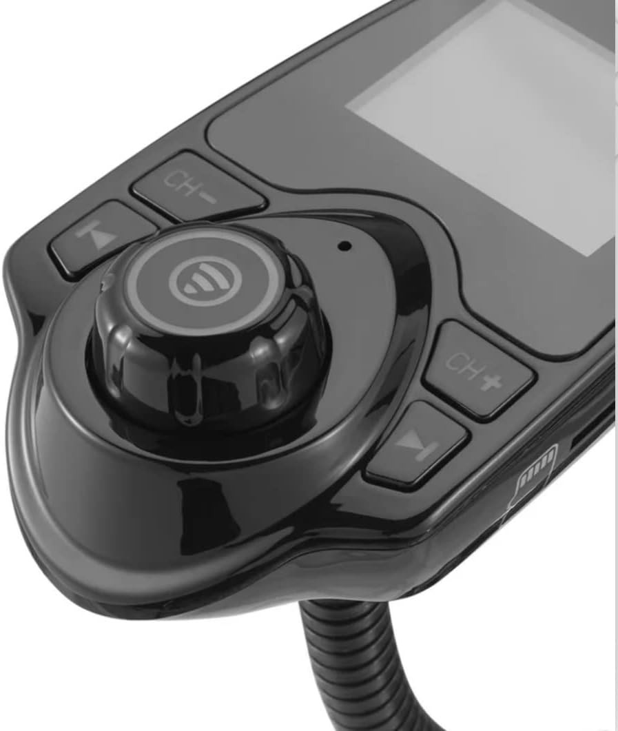 ONN Wireless FM Bluetooth Transmitter Wireless Audio Adapter for Electronics