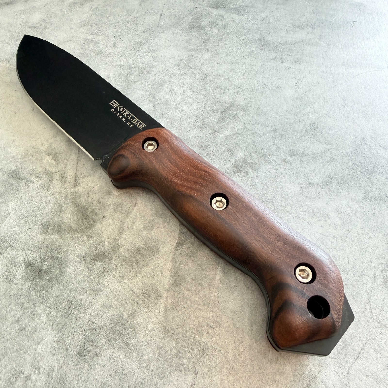 Bolivian rosewood handles scales for Ka-Bar Becker bk-2 bk-7 bk-9 etc