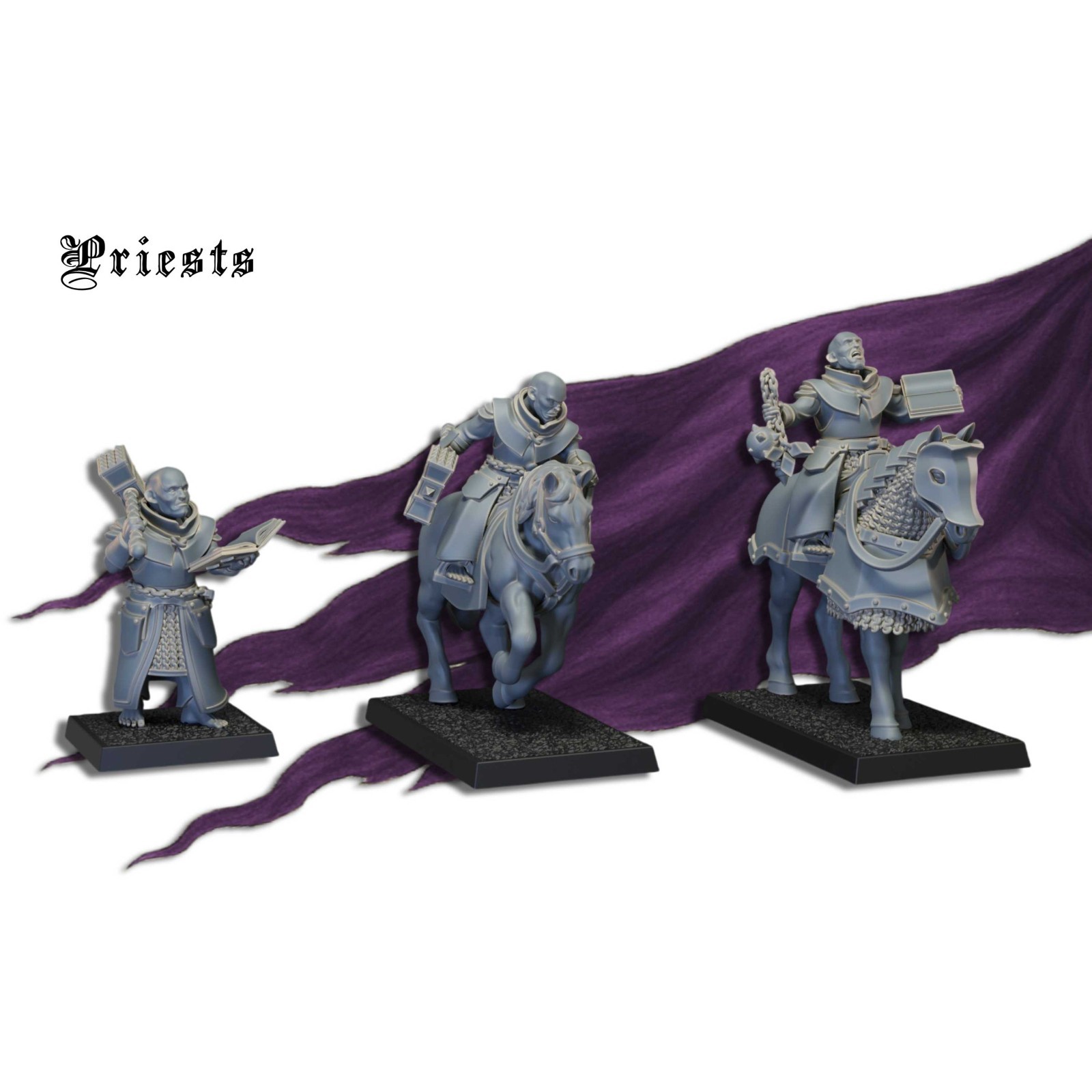 Rabenstadt Priest - Imperial Hero Empire City State - Grimdark Fantasy 28mm 32mm