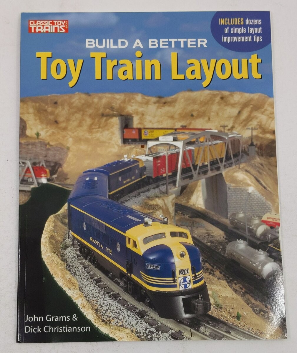 Build a Better Toy Train Layout Paperback Book By John Grams, Dick Christianson