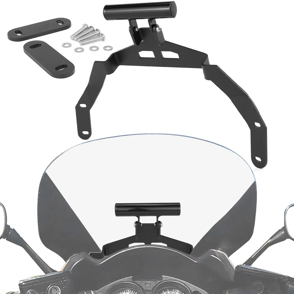 Black GPS Phone Holder Navigator Bracket Mount Fit For Honda CBF 600S 2004-2012