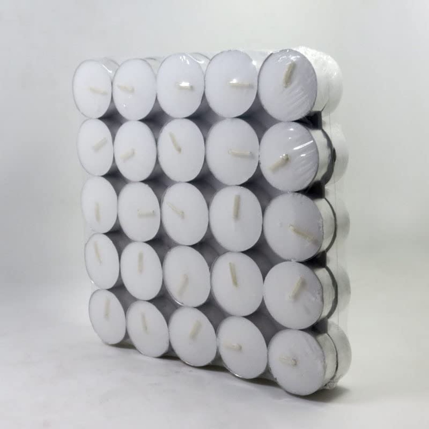 Tealights, Pack of 25 Unscented Tealight Candles, with 3-4 Hours Burning Time...