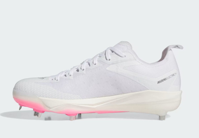 Adidas Adizero Electric+ Metal Spike Men's Baseball Shoes Sports White IF8486