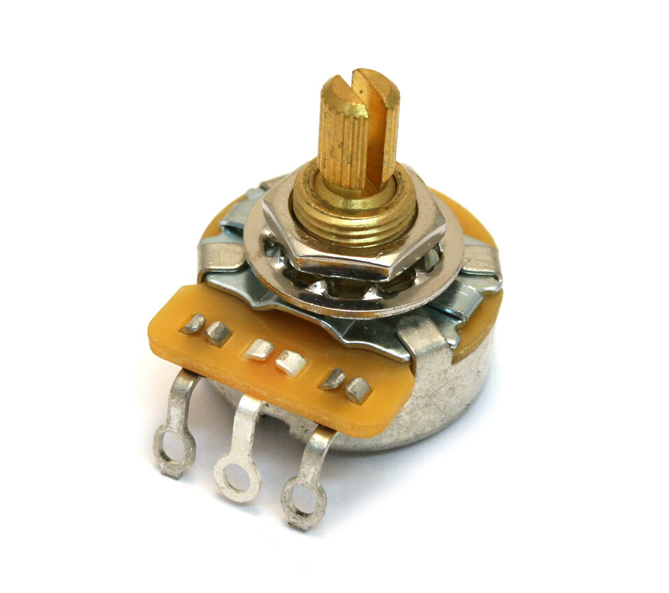 005-4032-049 Fender CTS 1 Meg Audio Taper Pot Jazzmaster Split Shaft Guitar/Bass