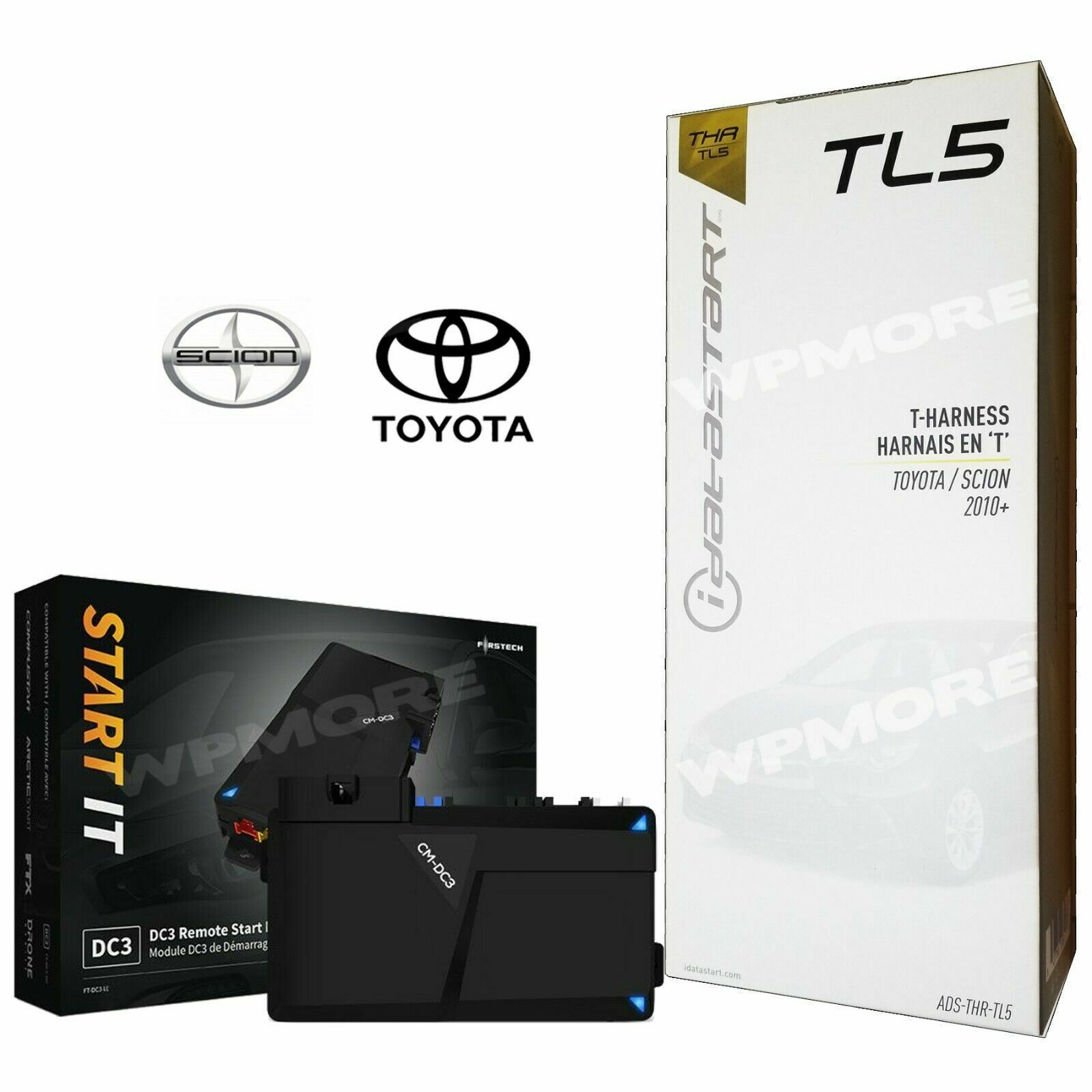 Firstech FT-DC3-LC Remote Start System + ADS-THR-TL5 For TOYOTA Scion 2010 +