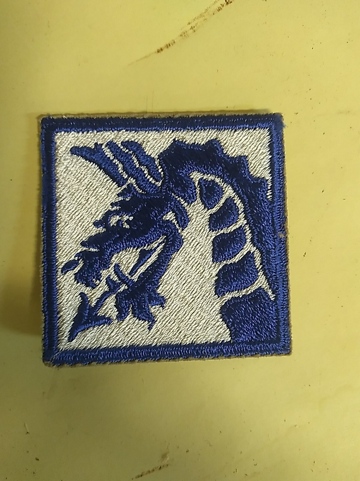 Vintage Patch Original WWII Era Army XVIII Corps Blue Edge Airborne