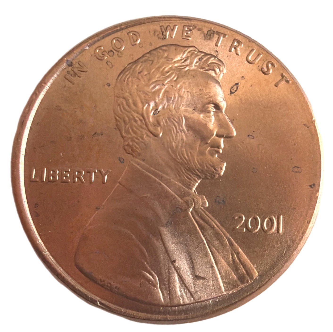2001 Die Crack Reverse error coin